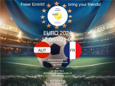 Gemeinsamer Auftakt zur Fußball EM - 17.6. Public Viewing beim BMTC